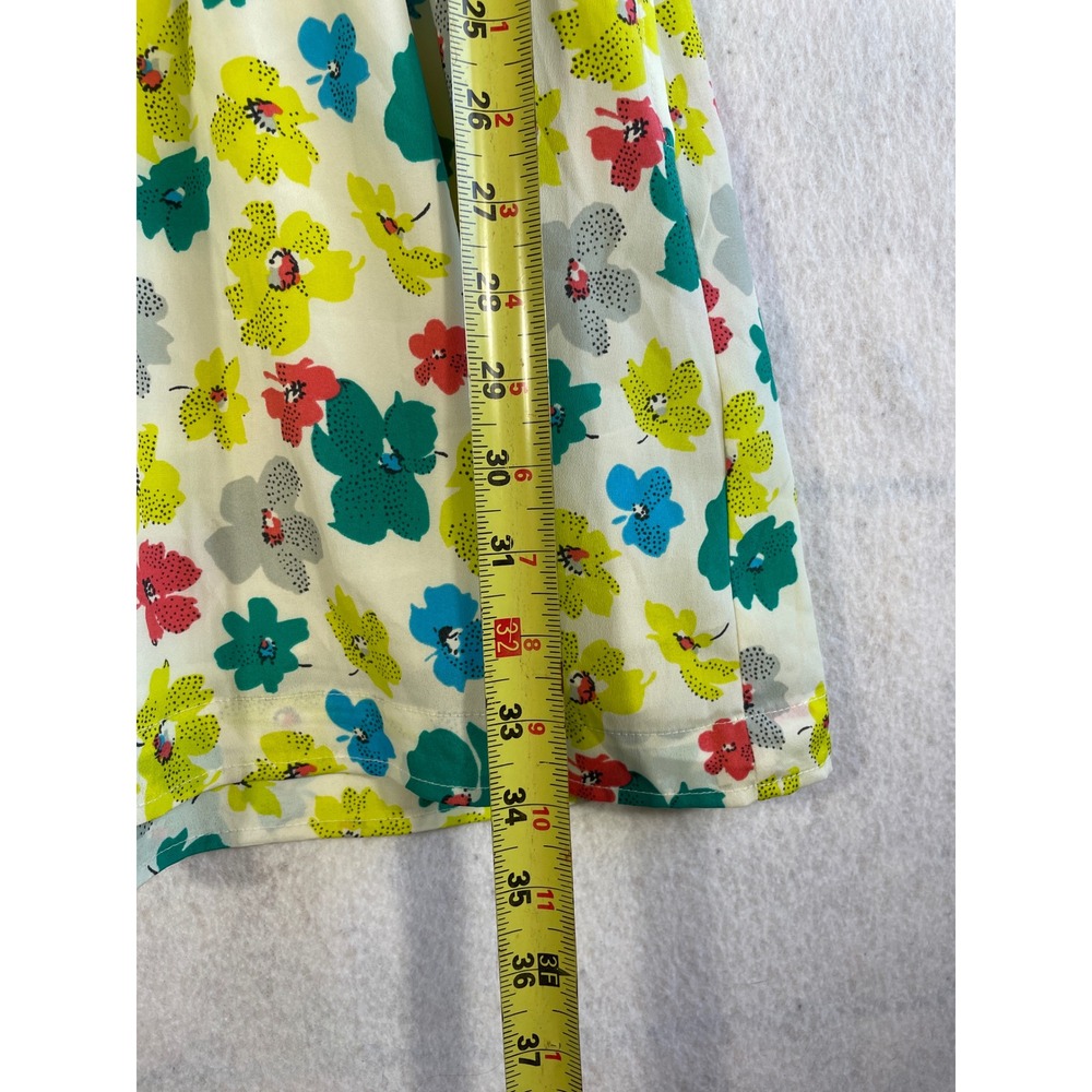 American Eagle Corset Dress Size 6 Y2K Floral Garden Smocked Babydoll Retro - Picture 10 of 10